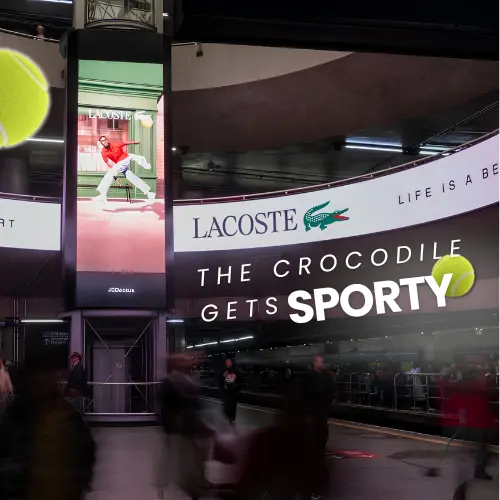 Lacoste Activates “Life is a Beautiful Sport” With Immersive São Paulo OOH Campaign