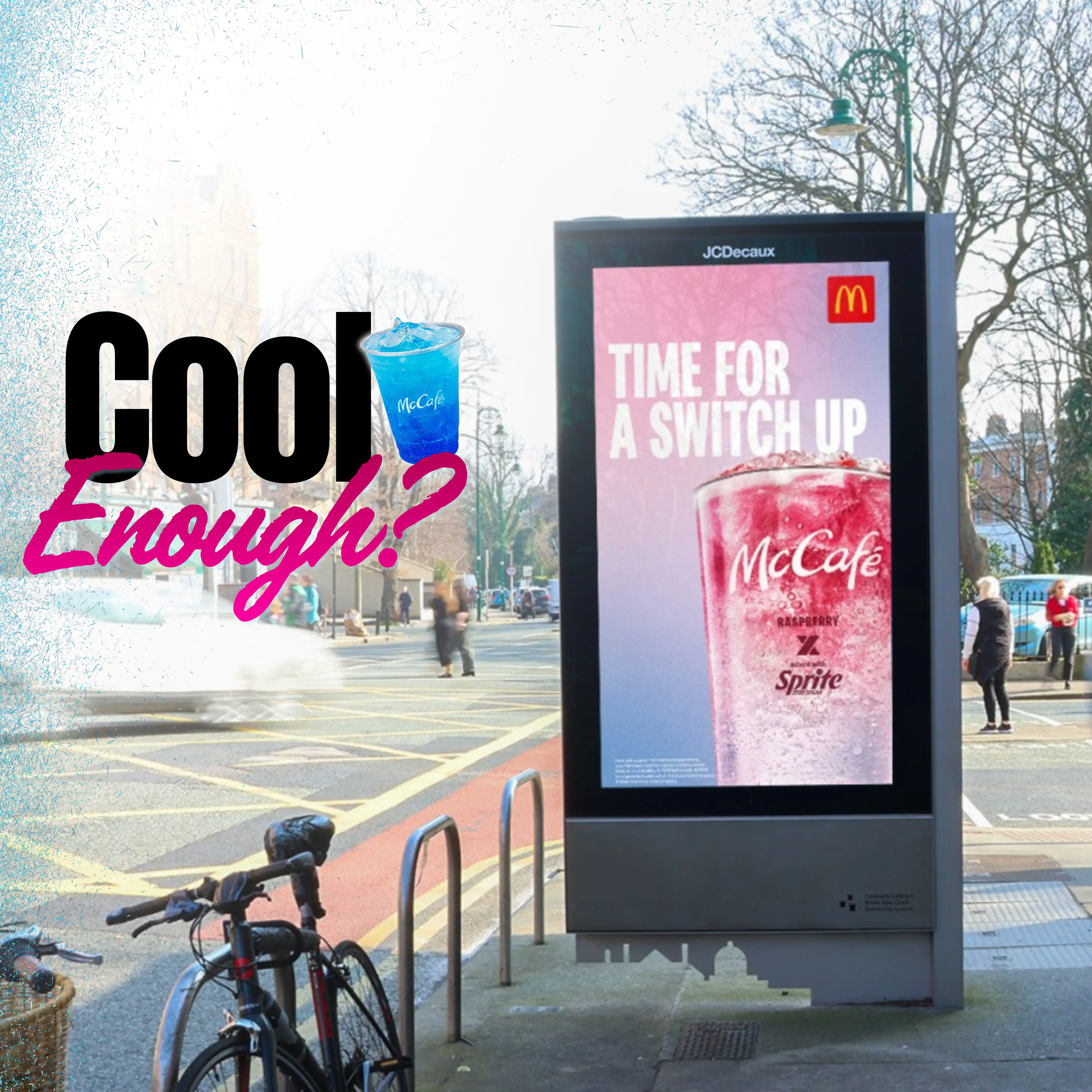 McDonald’s Combines Broadcast OOH and Weather-Triggered DOOH for Summer Beverages