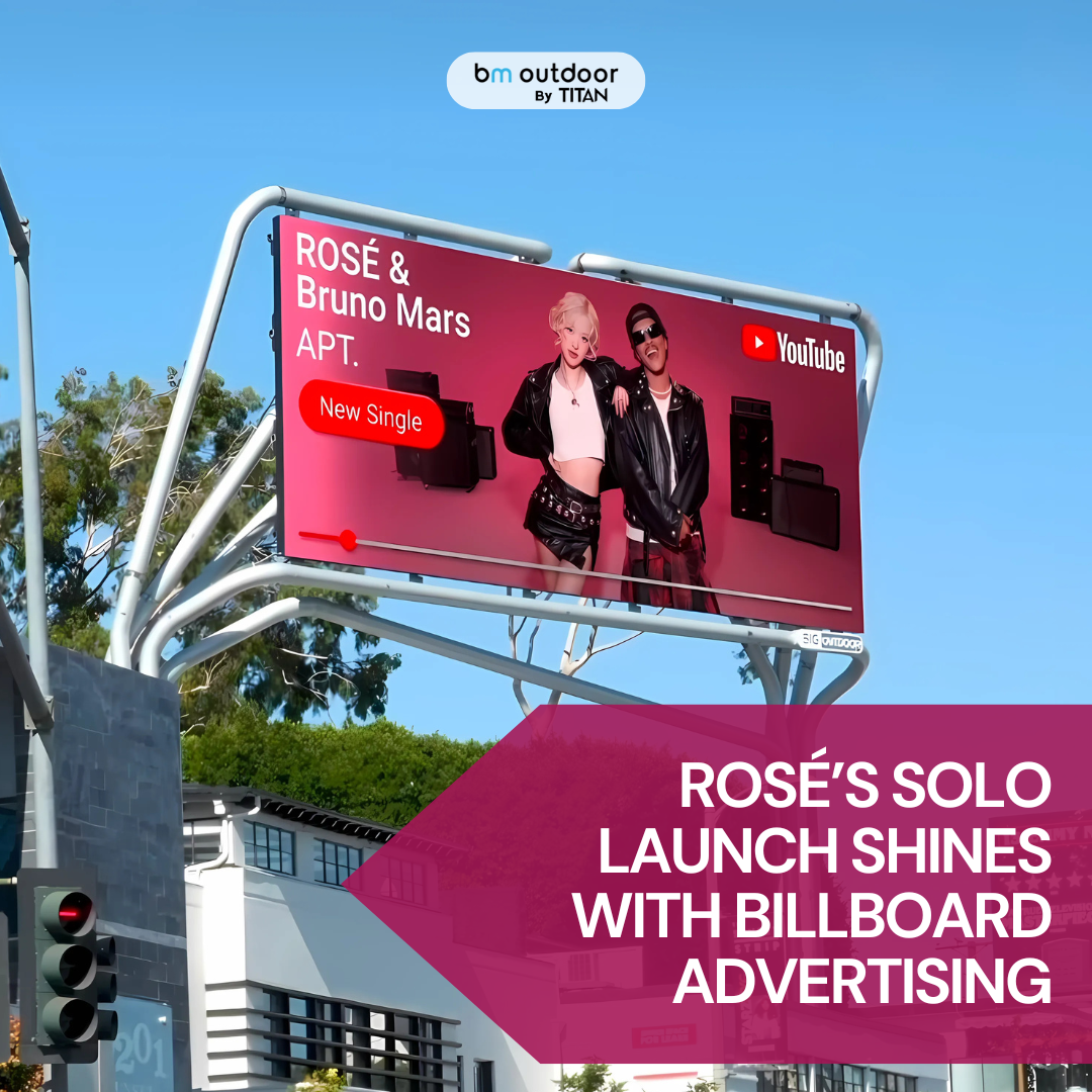 Rosé’s Solo Launch Shines with Billboard Advertising