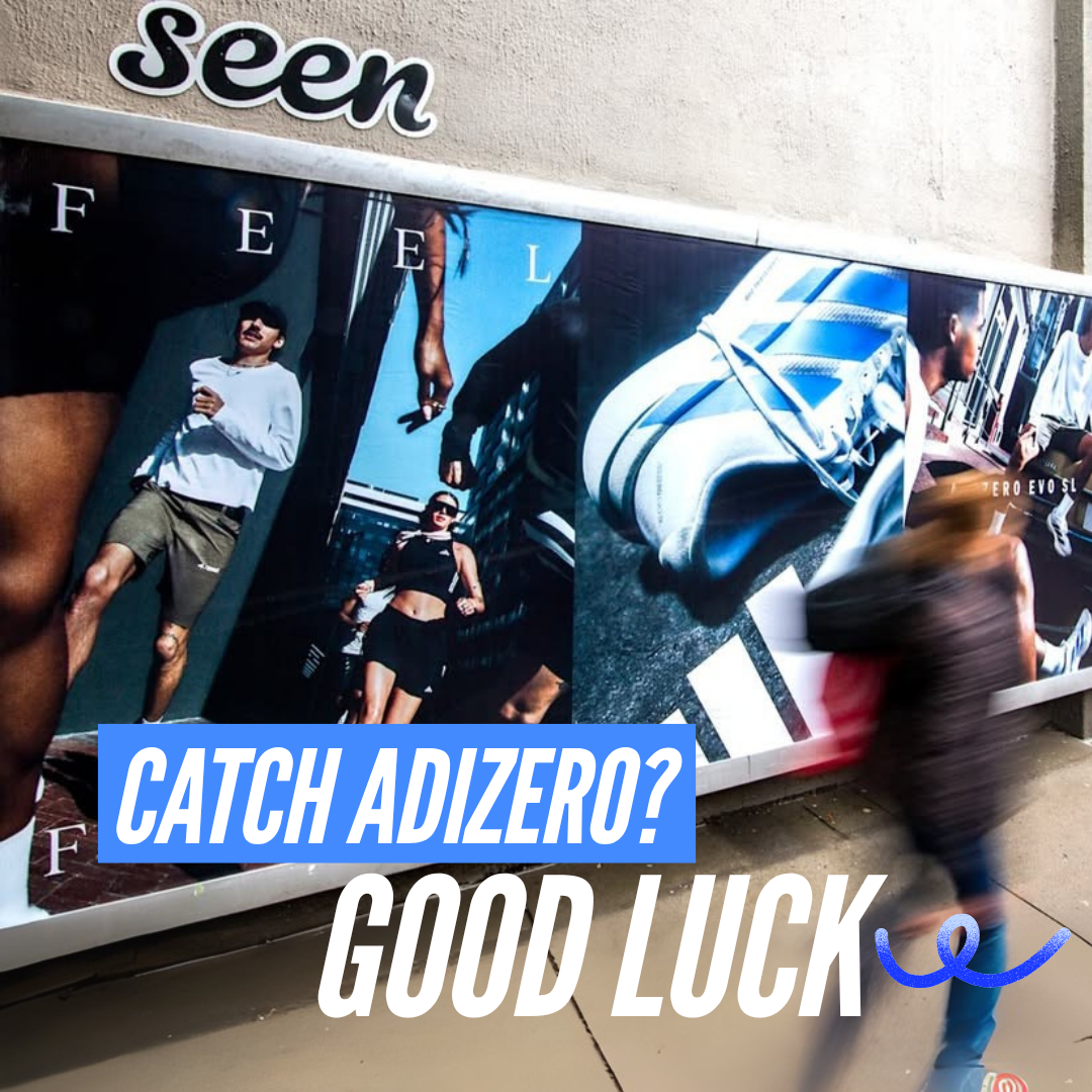 Adizero Takes Over NYC and LA Streets with Speed-Focused OOH