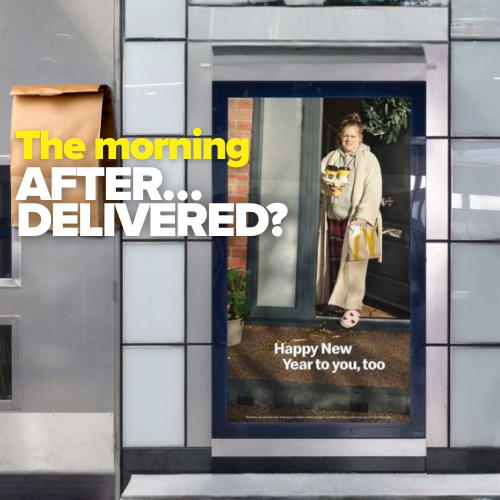 McDelivery’s ‘Morning After’ Photos Hit UK OOH & Press