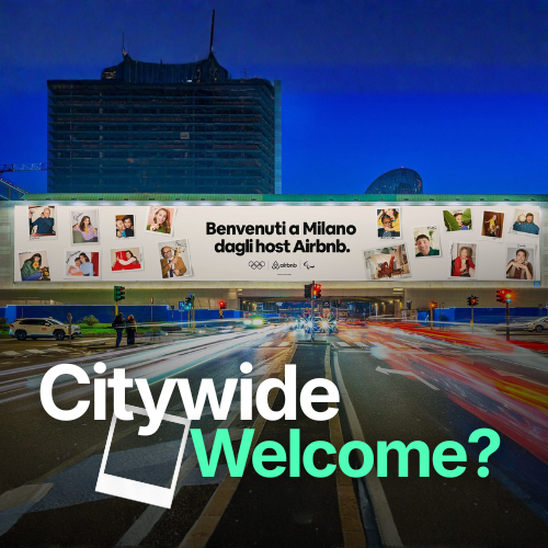 Airbnb Welcomes the World to Milan with a Citywide OOH Campaign