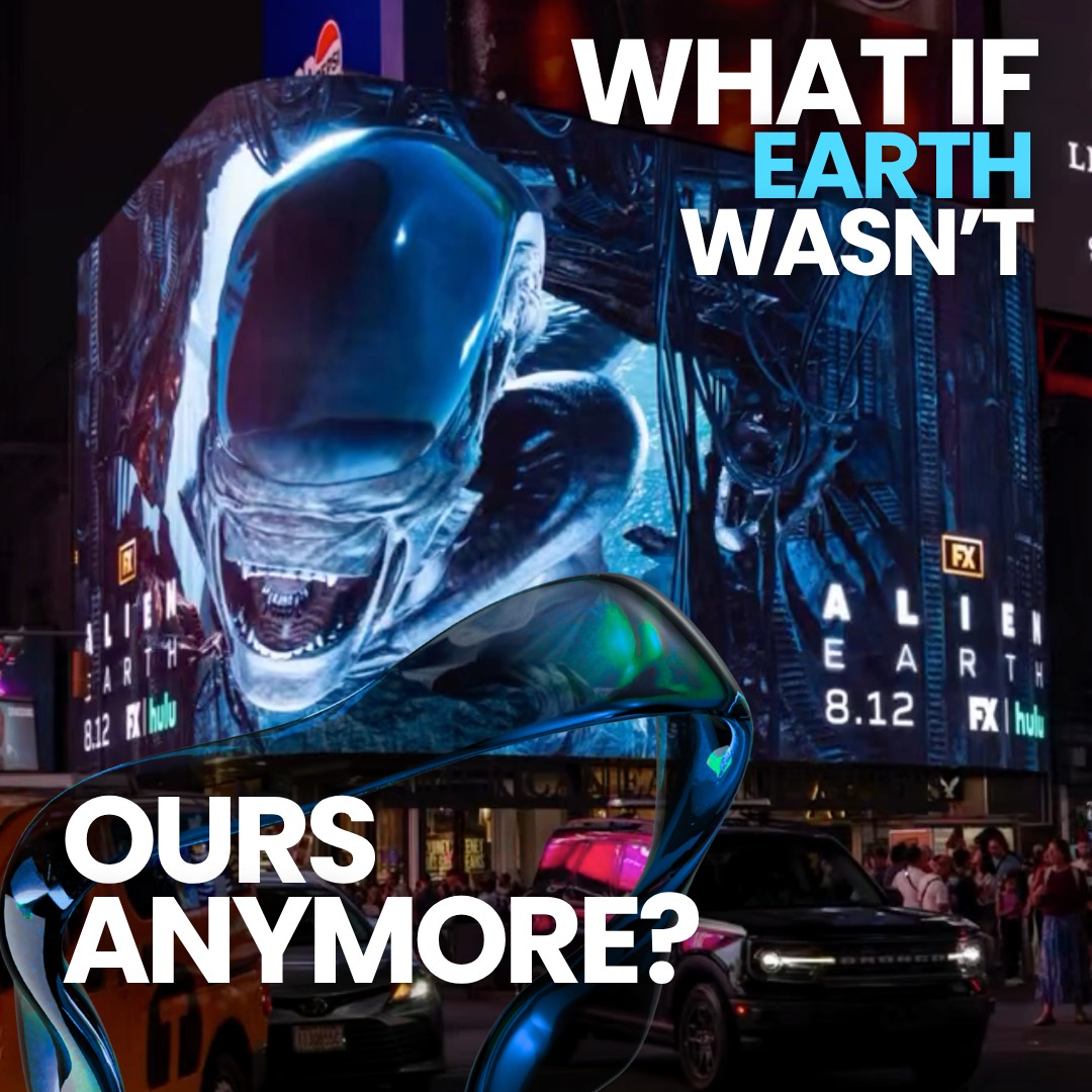 Alien Earth Takes Over Times Square