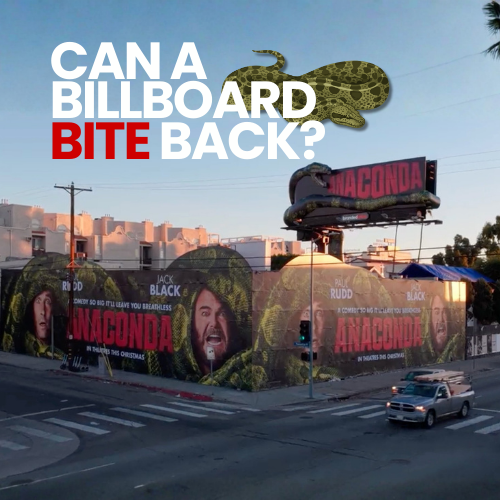 Anaconda Wraps Sunset Blvd in a Massive OOH Takeover