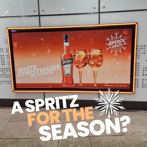 Aperol Christmas Campaign — Colorful Holiday Vibes