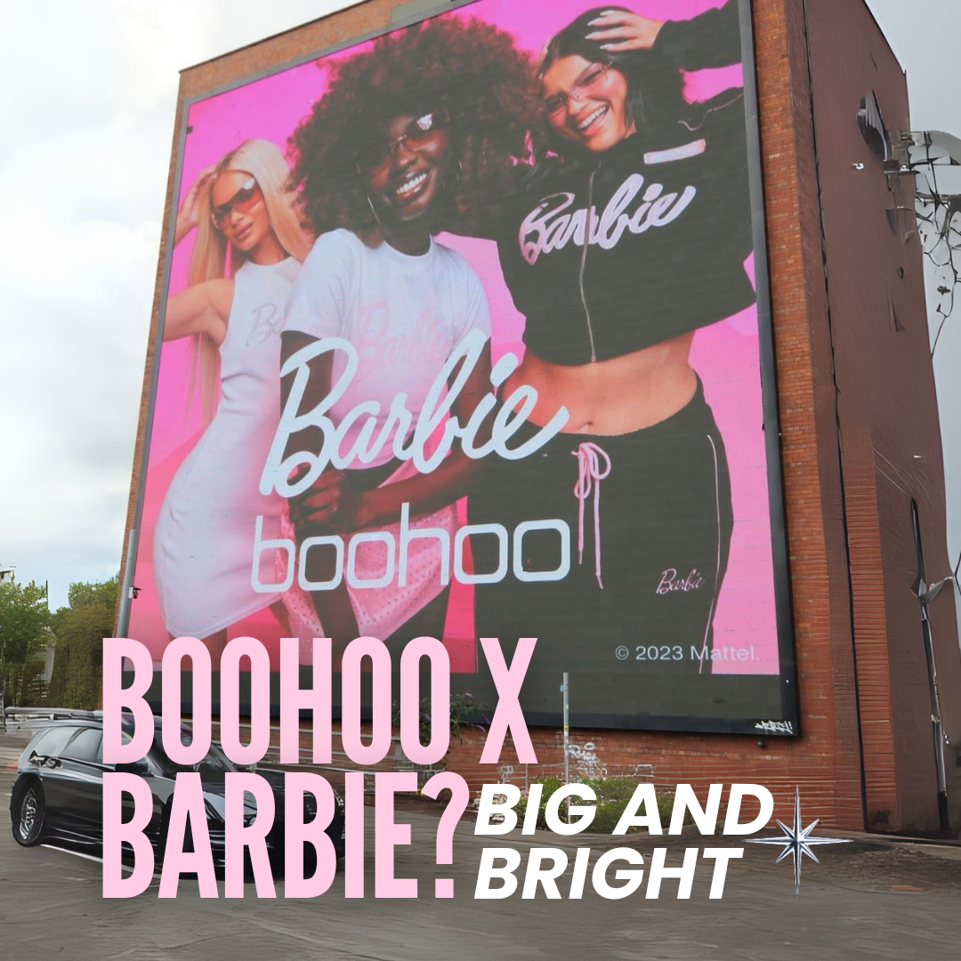 Boohoo x Barbie Light Up Manchester’s Biggest Billboard