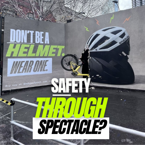 Endura: ‘Don’t Be a Helmet. Wear One.’ Crash Installation in Shoreditch