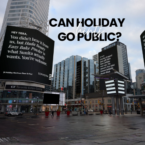 Sephora Canada Transforms Consumer Wishlists Into Holiday OOH