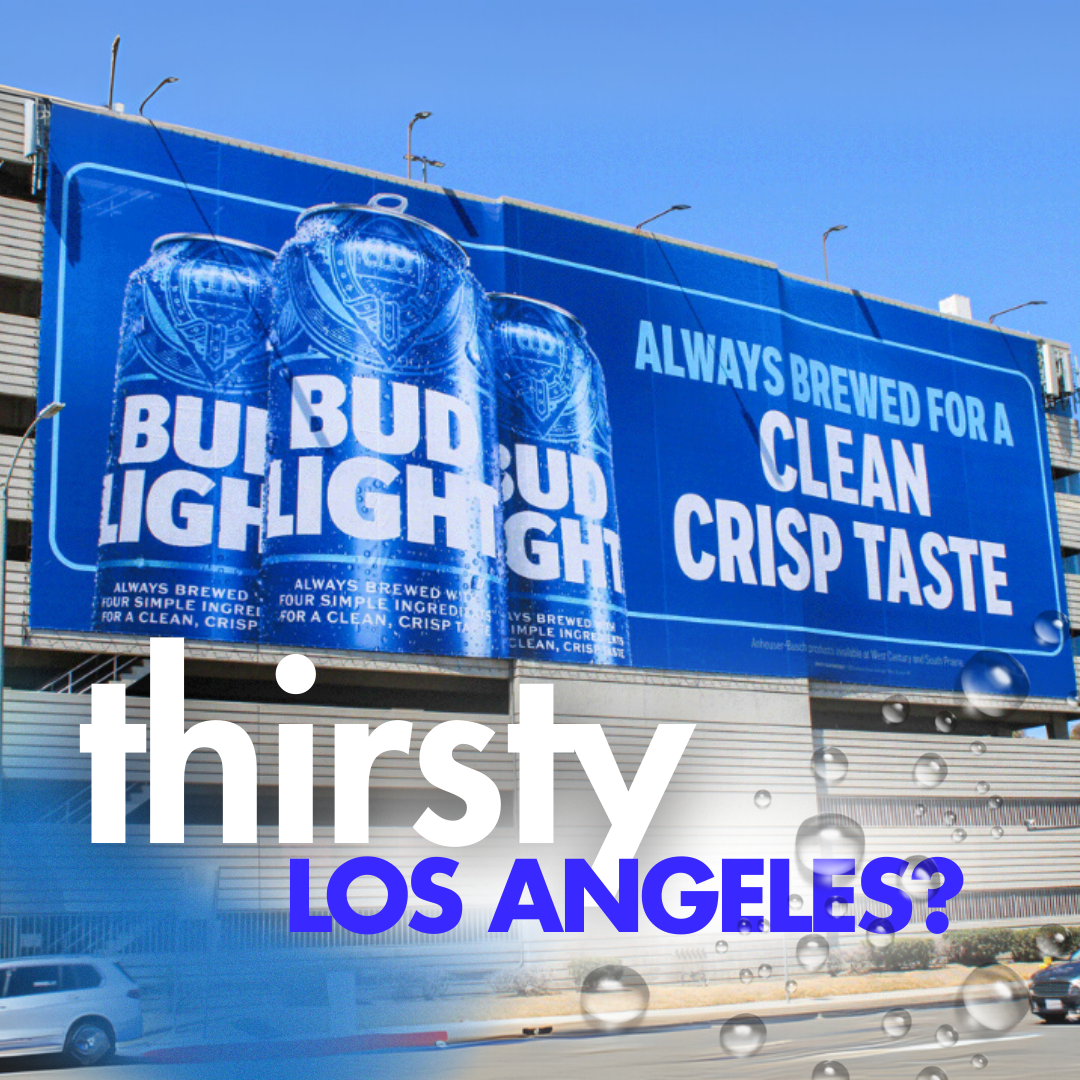 Bud Light Billboard Domination: Clean and Crisp on LA405