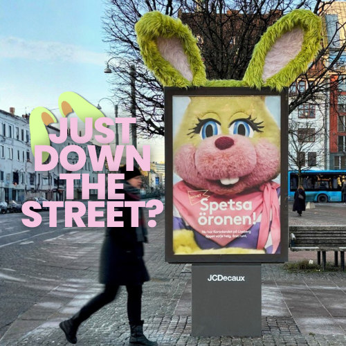 Kaninlandet Comes to Life with a Bold 3D OOH Campaign in Sweden