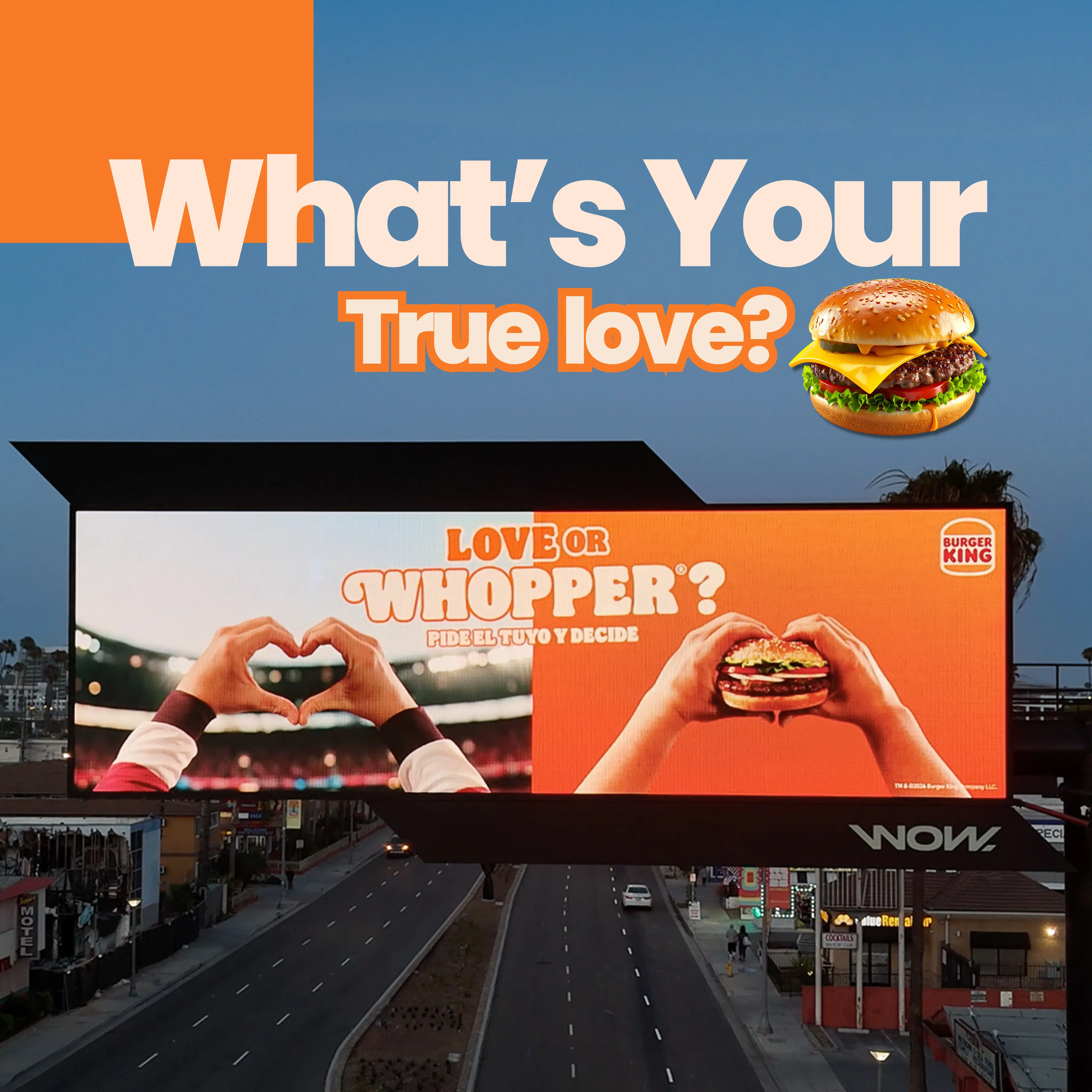 Burger King Turns Football Celebrations Into “Love or Whopper?” Campaign