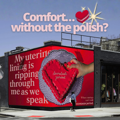 DoorDash Period Embraces the Uncomfortable Truths