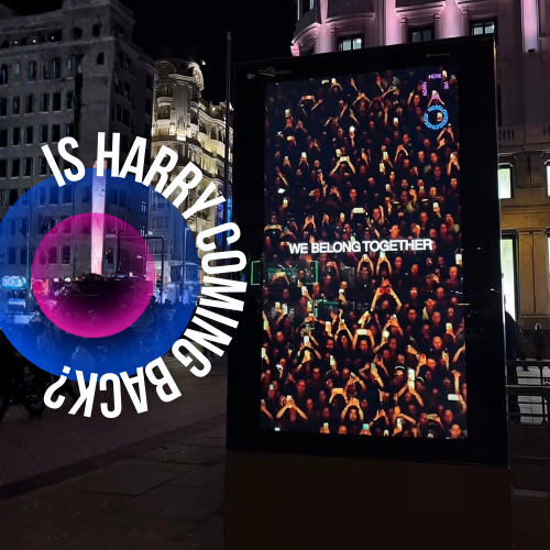 Harry Styles Signals His Return With a Powerful OOH Moment