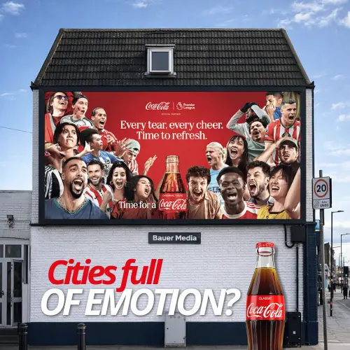 How Does Coca-Cola Turn Football Emotion Into a Nationwide OOH Experience?