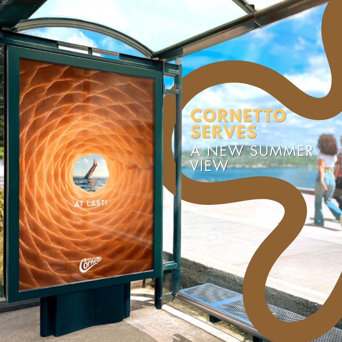 Cornetto Brings Summer into Focus with a Poetic OOH Campaign