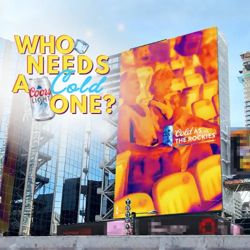 Coors Light Uses Thermal Imaging To Visualize “Cold As The Rockies”