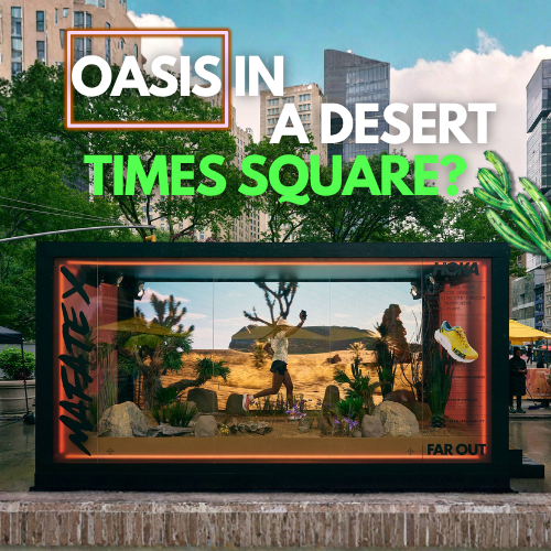 HOKA Mafate X Launch: Desert-in-Manhattan OOH/Experiential