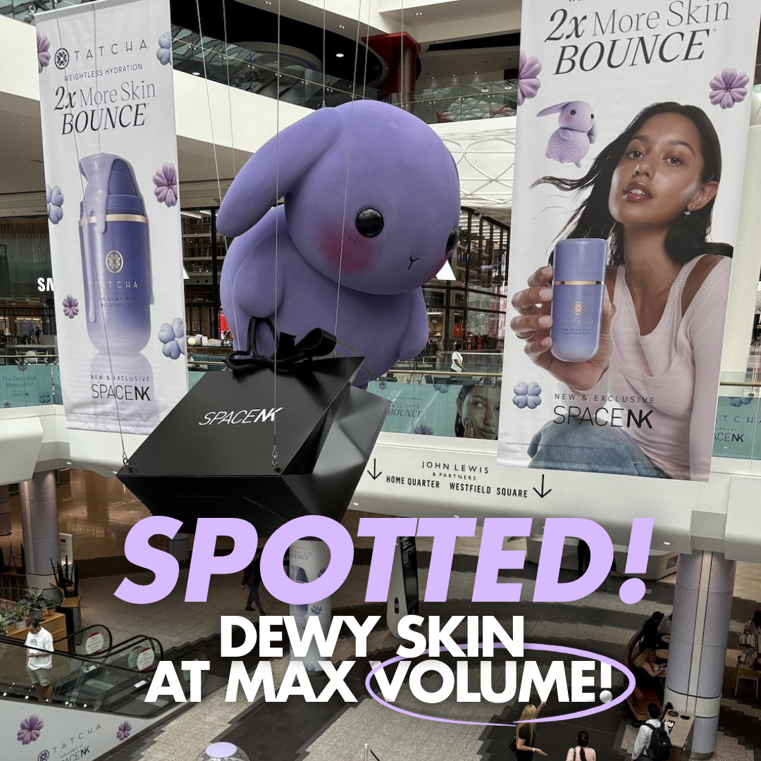 Jiyū Chan and Tatcha Dewy Milk Shine at Westfield London