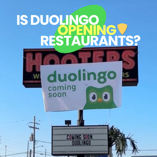 Duolingo Sparks Buzz by Taking Over Closed Hooters Sites