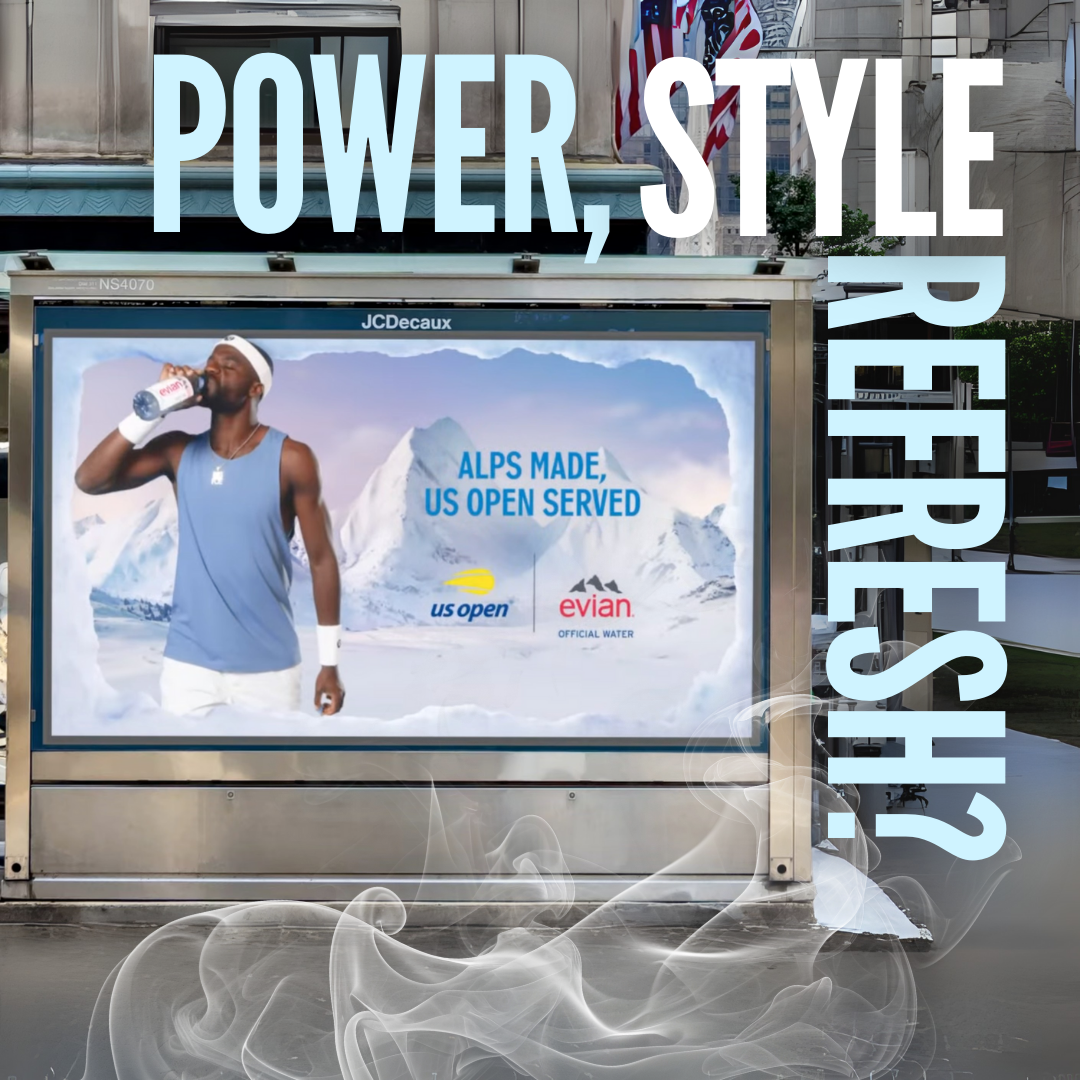 Frances Tiafoe and Evian Take Over NYC With JCDecaux