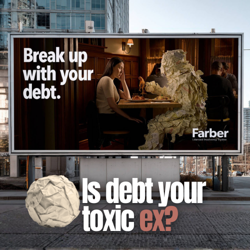 Farber Launches ‘Break Up With Your Debt’ National OOH Campaign