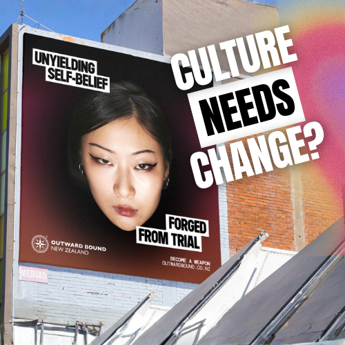 “Weapons OOH”: How Outward Bound New Zealand Turned Self-Belief Into a Bold Outdoor Statement