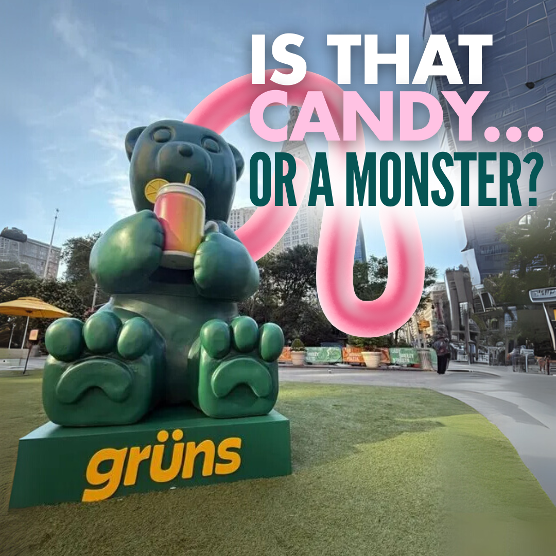 Grüns Giant Gummy Invades New York City