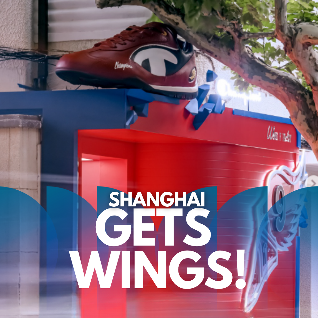 Champion Lands in Shanghai with Flying Wings