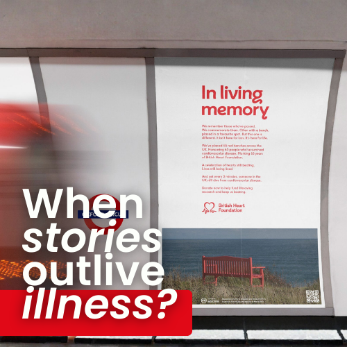 BHF’s ‘In Living Memory’ Turns Memorial Benches Into Symbols of Survival