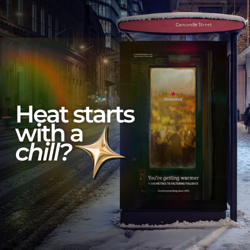 How Heineken Turned Cold Weather Into a Real-Time DOOH Game