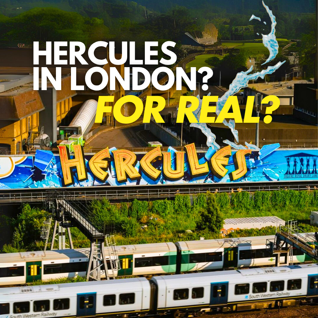 Hercules Lands in London with a Billboard Fit for a Hero