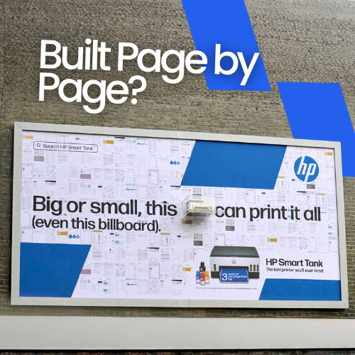 When Printing Becomes the Ad