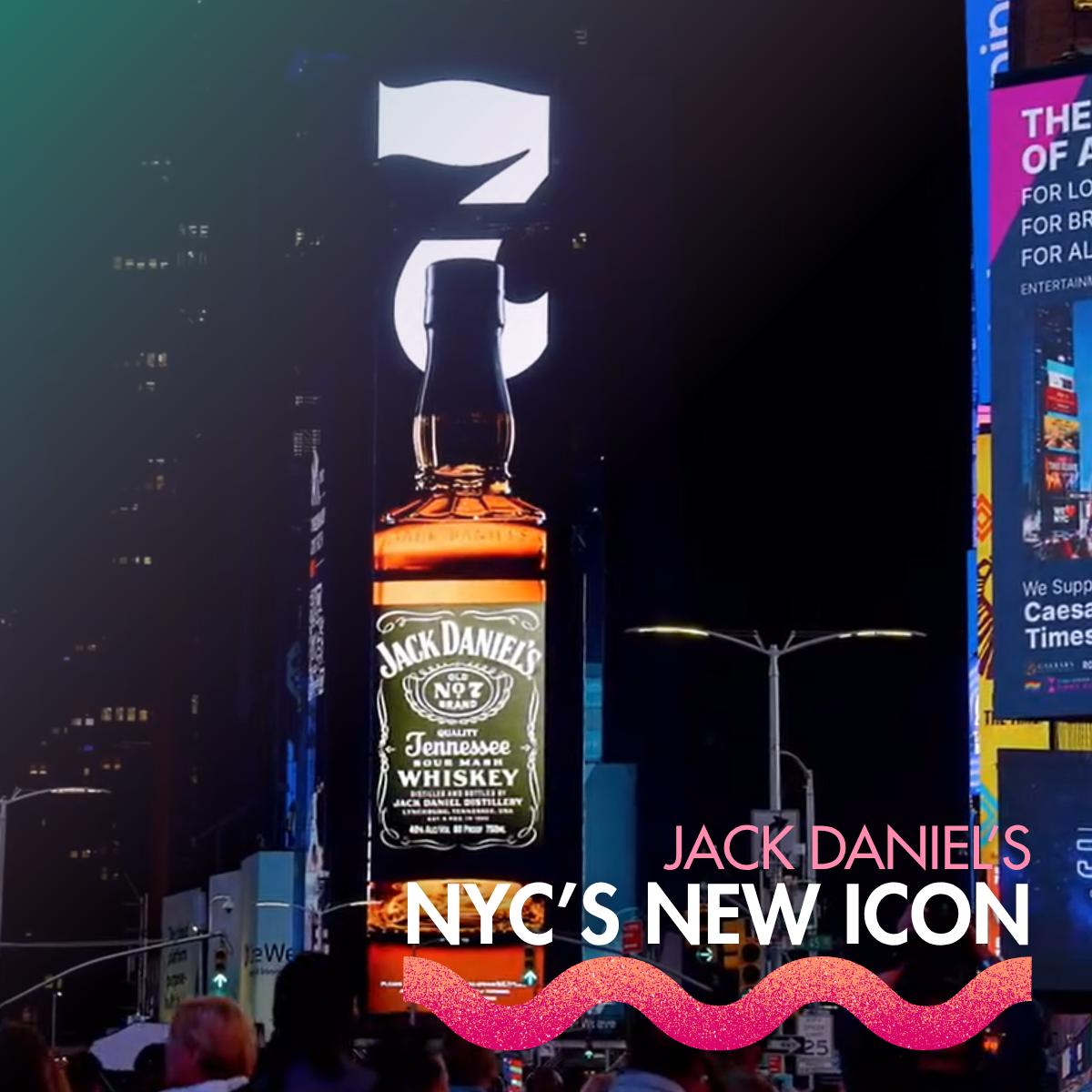 Jack Daniel’s Bold Outdoor Takeover in Times Square
