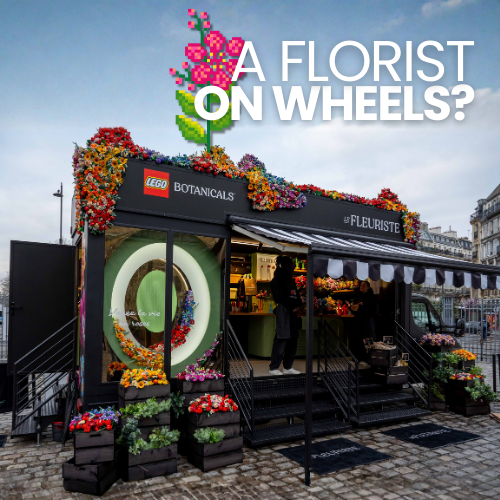 Le Florist: LEGO Botanicals Flower Truck Across Europe