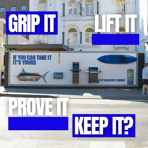 Selleys ‘If You Can Take It, It’s Yours’ Billboard