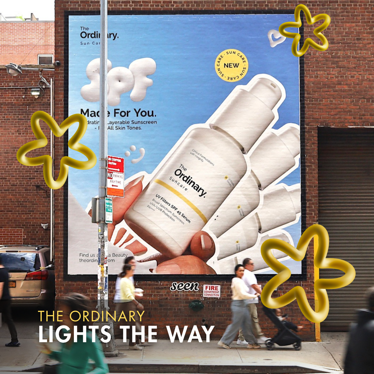 The Ordinary’s SPF Campaign Illuminates Williamsburg