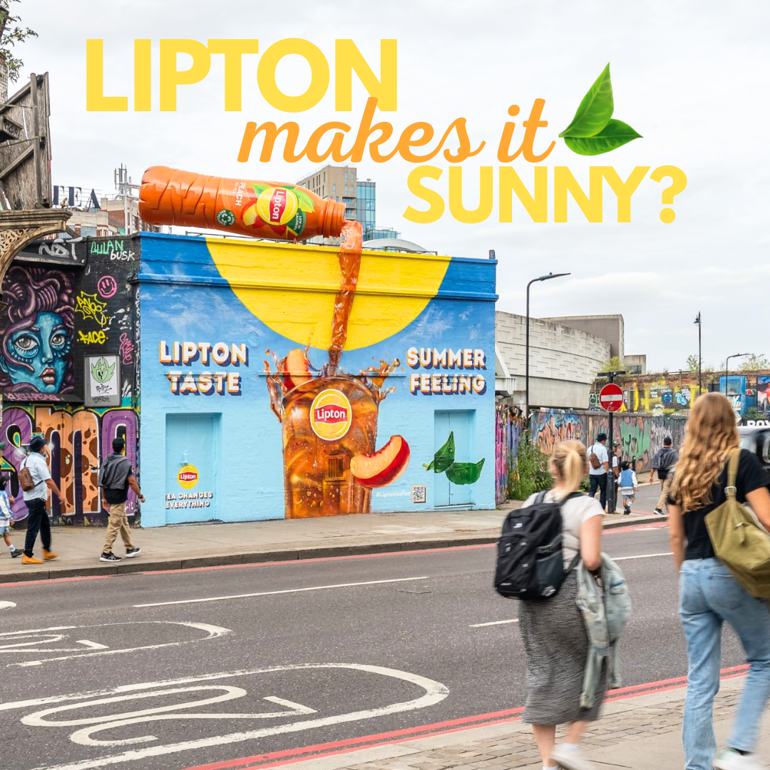Lipton Brings Summer to the Streets With 3D OOH