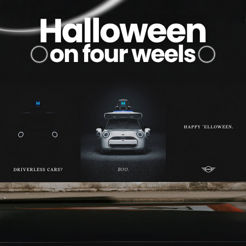 MINI’s ‘Elloween’ OOH: Driving Is Still the Treat