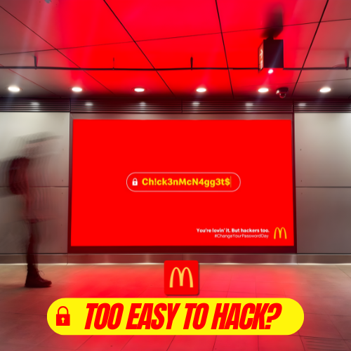 McDonald’s Highlights Weak Password Risks with Data-Driven Awareness Campaign