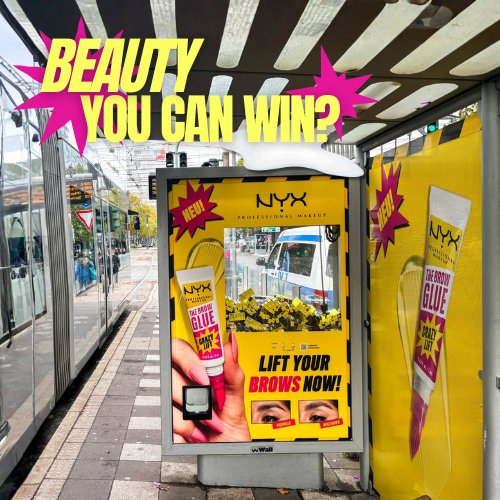 NYX ‘Crazy Lift’ Eyebrow Glue: Claw Machine Shelter with WallDecaux