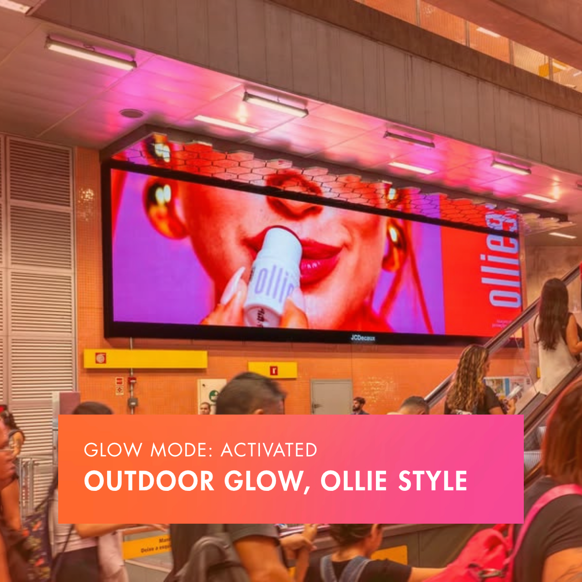 Ollie’s Skincare Message Shines Bright Outdoors