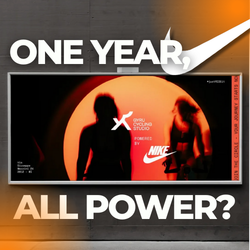 Gyru Cycling Studio Marks One Year with Nike Collaboration and Bold OOH Presence