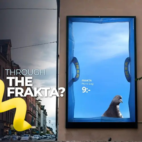How Did IKEA Turn Its Blue FRAKTA Bag Into a Never-Ending OOH System?