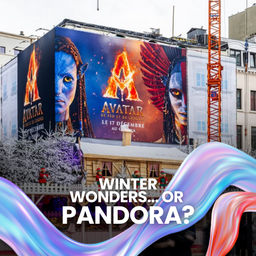 Avatar: Fire and Ash Lights Up Place de la Monnaie