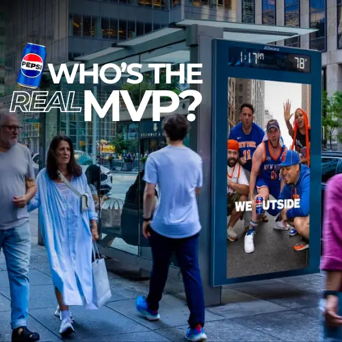 Pepsi Turns Knicks Fans Into Billboard Stars During NBA Championship