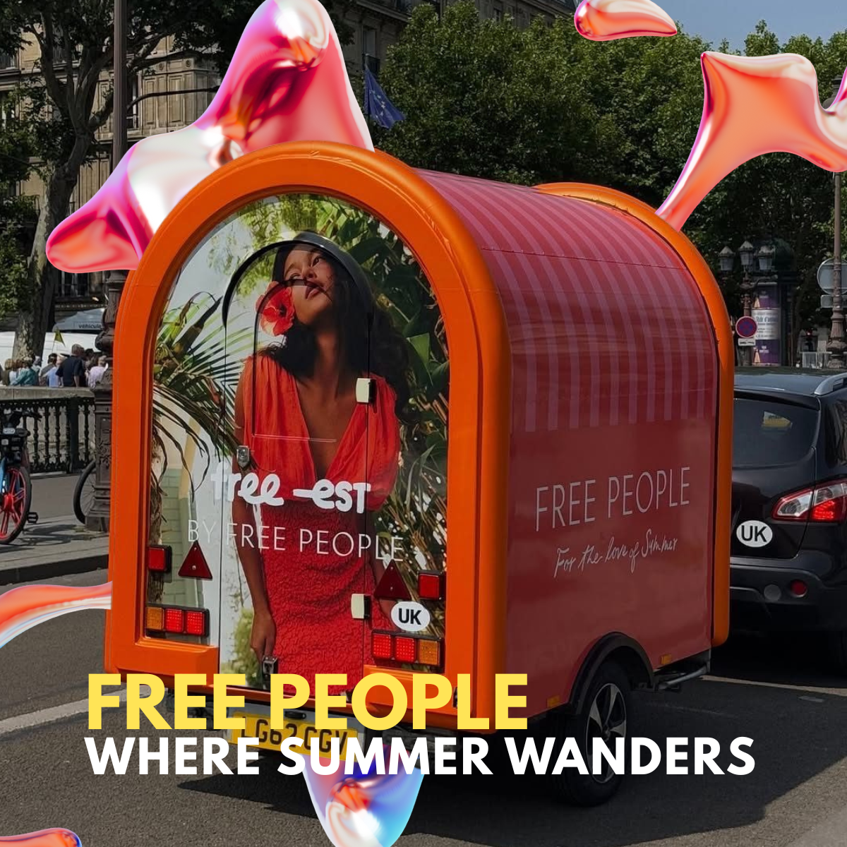 Free People’s Summer Billboard Campaign Hits Europe