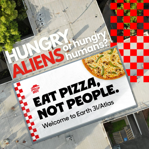 Pizza Hut Canada Aims at 3I/ATLAS with Rooftop ‘UFOOH’