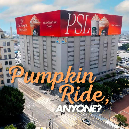 Starbucks PSL Takes Over NYC’s L Line