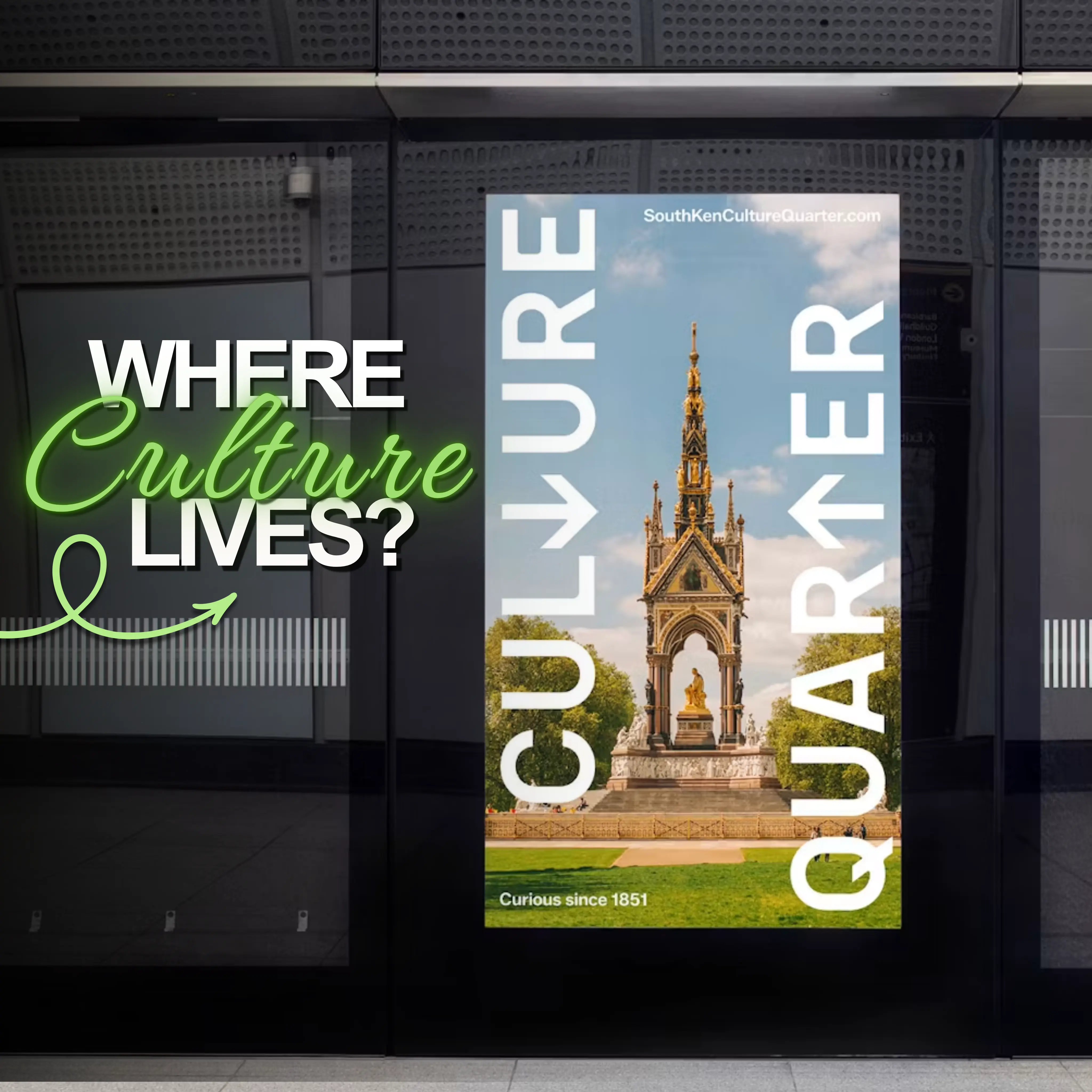 South Kensington’s Cultural District Gets a New “Curious Since 1851” Identity