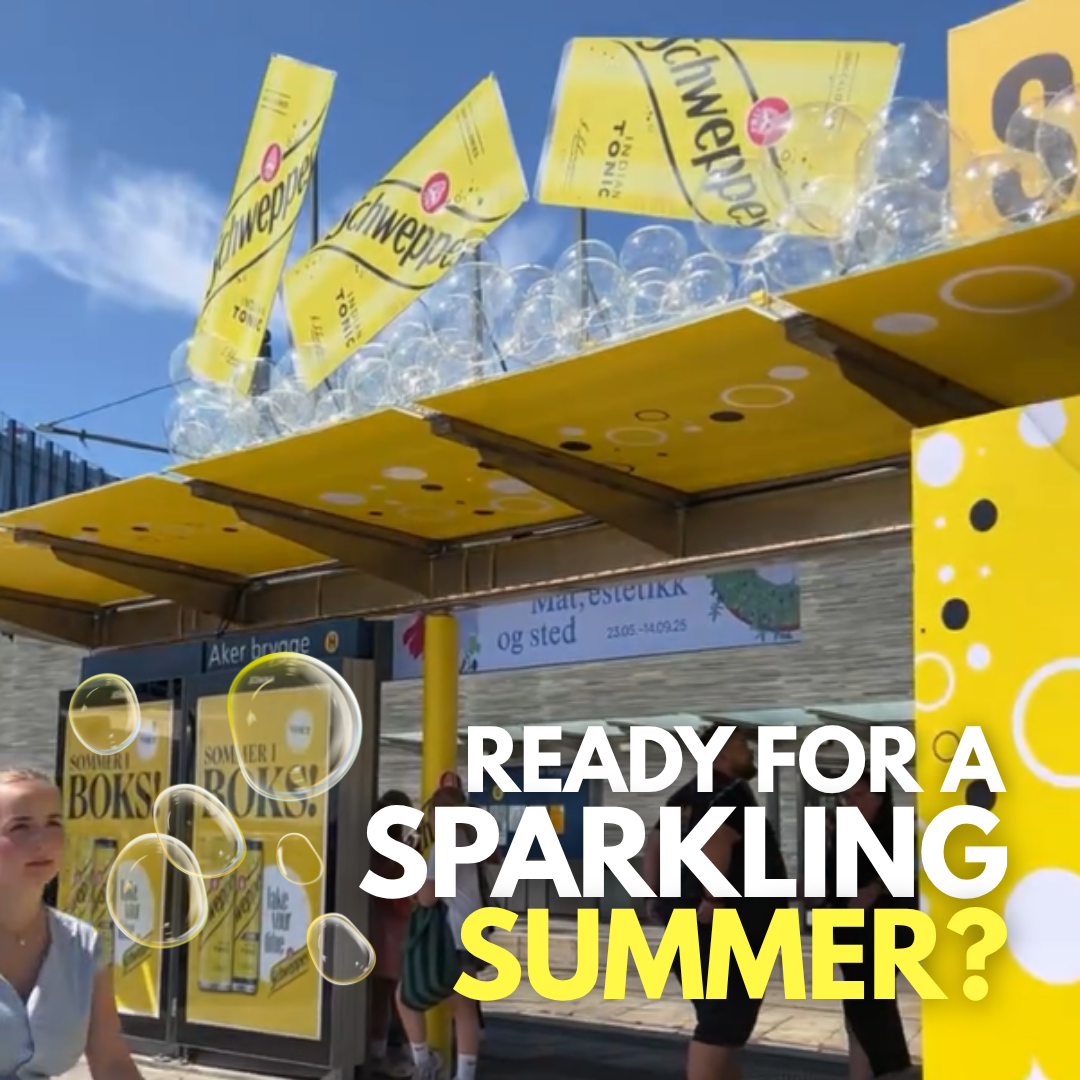 Schweppes Brings Sparkle to Oslo’s Summer